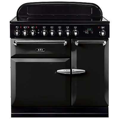 AGA Masterchef XL 90 Induction Range Cooker Gloss Black